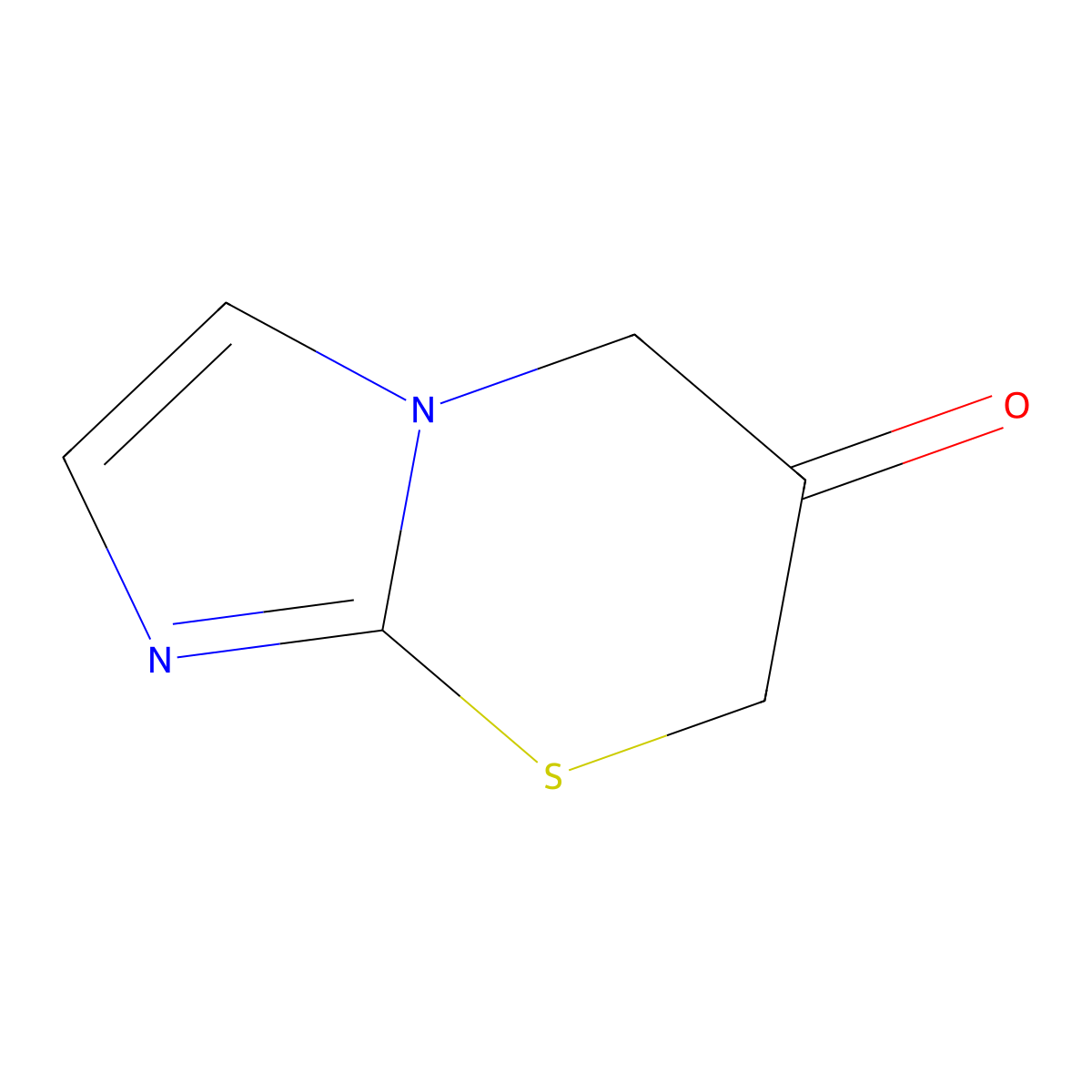 5H,6H,7H-imidazo[2,1-b][1,3]thiazin-6-one molecular structure, CAS 2168167-44-8