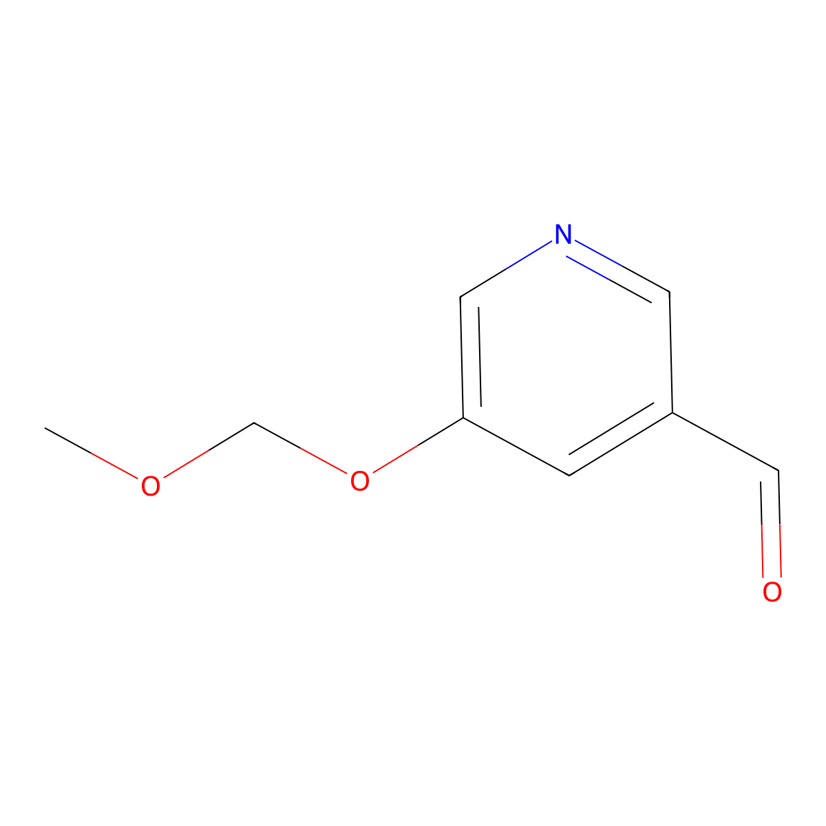 5-(Methoxymethoxy)nicotinaldehyde molecular structure, CAS 2168171-80-8