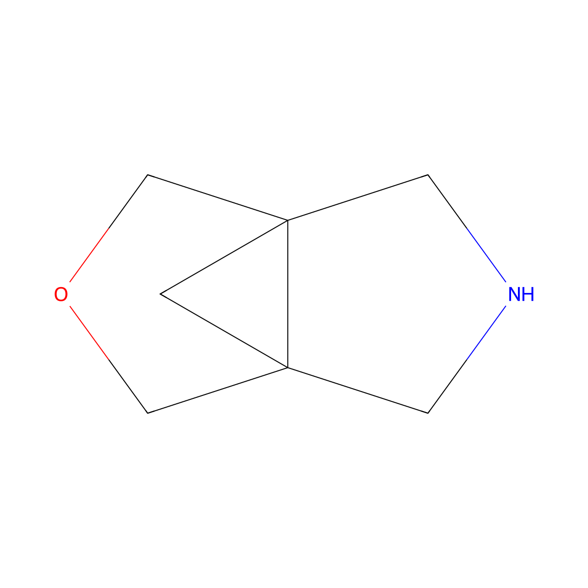 3-Oxa-7-azatricyclo[3.3.1.0,1,5]nonane molecular structure, CAS 2168197-65-5