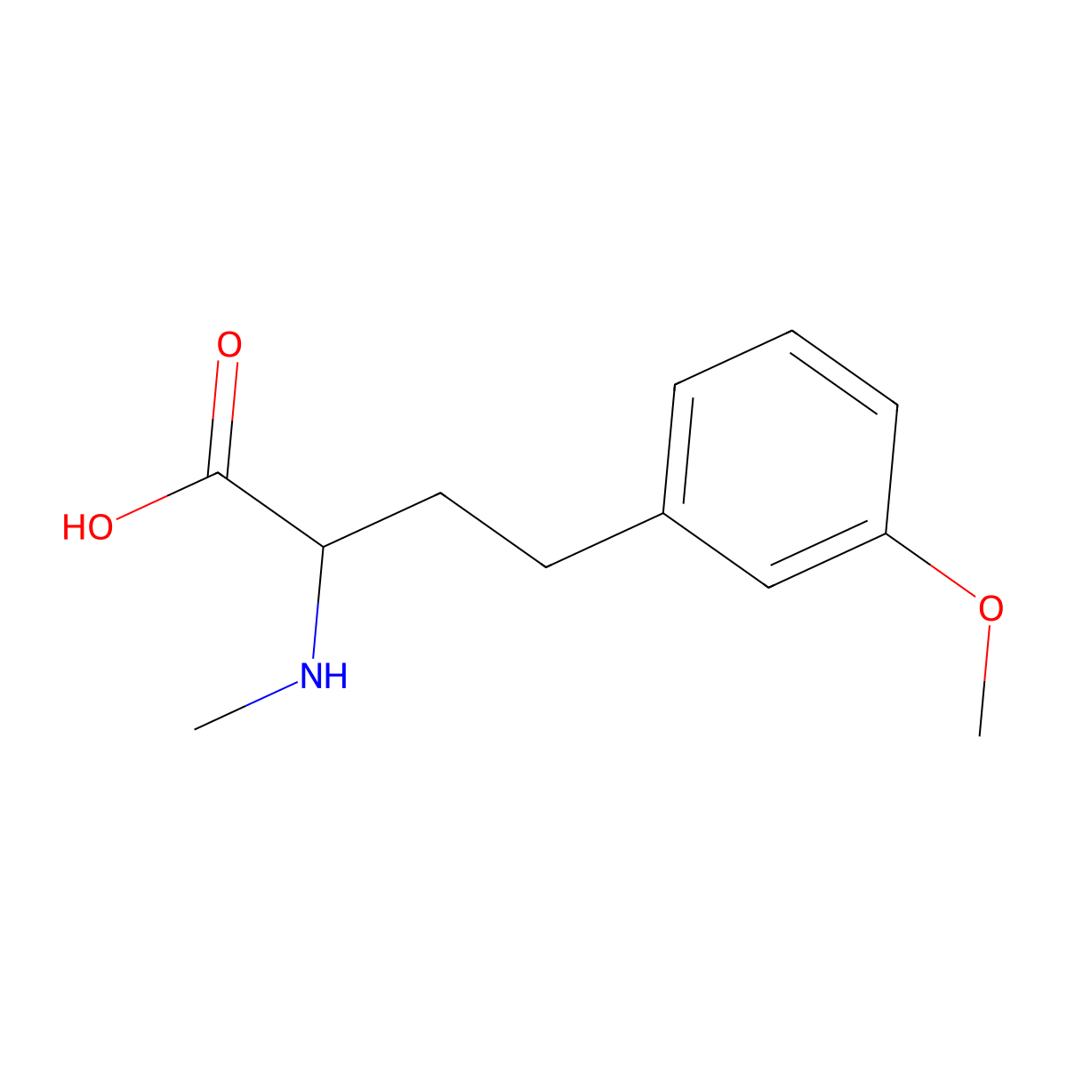 N-Methyl-3-methoxy-DL-homophenylalanine molecular structure, CAS 2168267-78-3