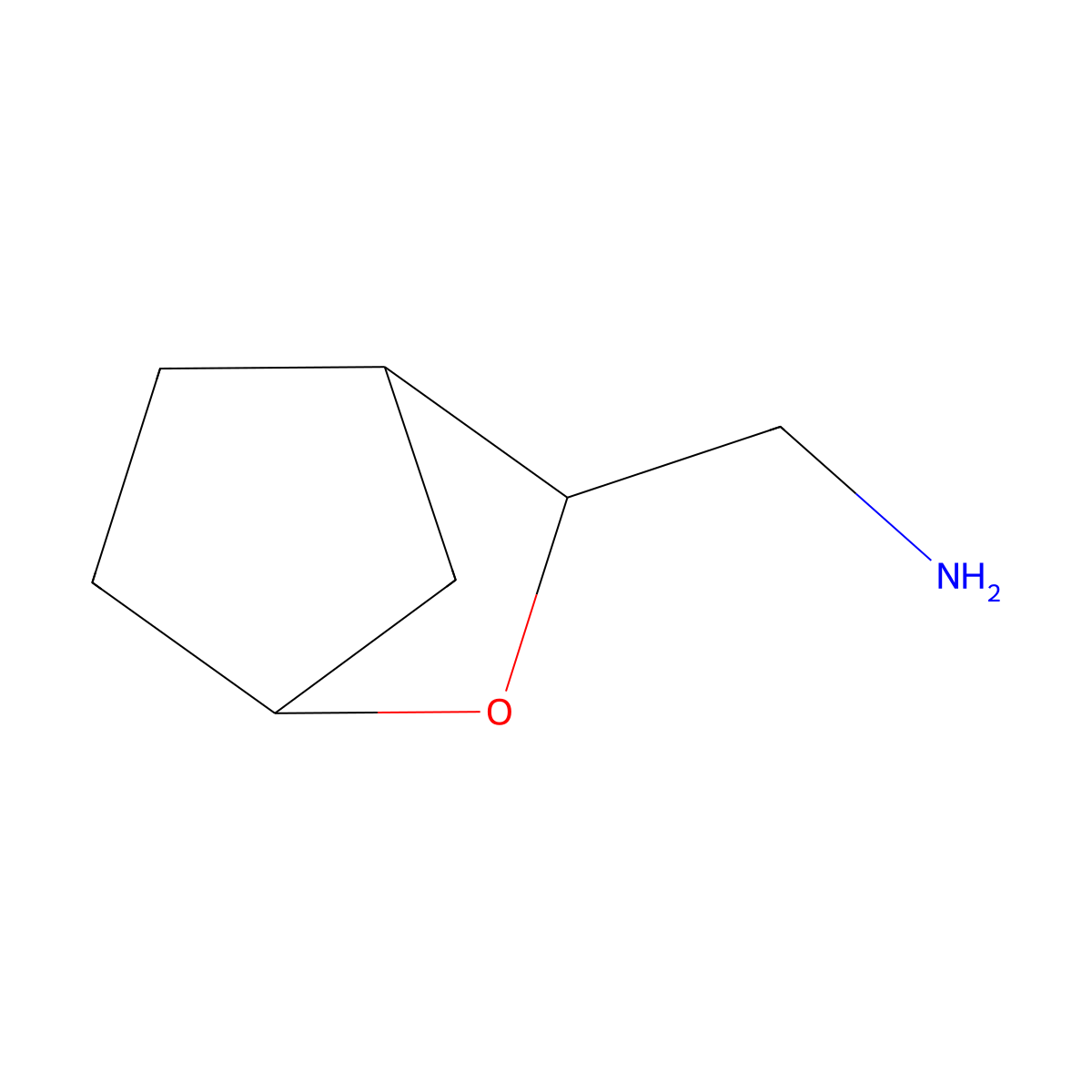 {2-oxabicyclo[2.2.1]heptan-3-yl}methanamine, Mixture of diastereomers molecular structure, CAS 2168320-57-6