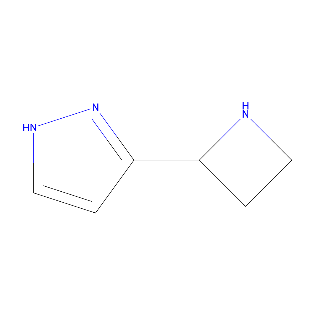 3-(Azetidin-2-yl)-1H-pyrazole molecular structure, CAS 2168382-62-3