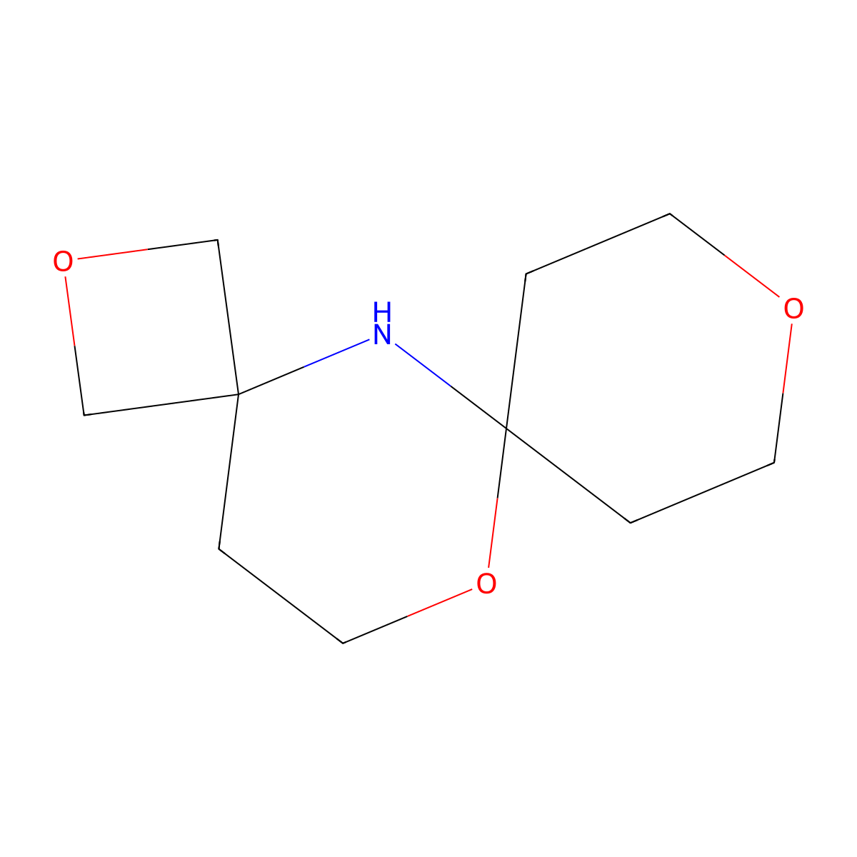 2,9,12-Trioxa-5-azadispiro[3.1.56.34]tetradecane molecular structure, CAS 2168414-64-8