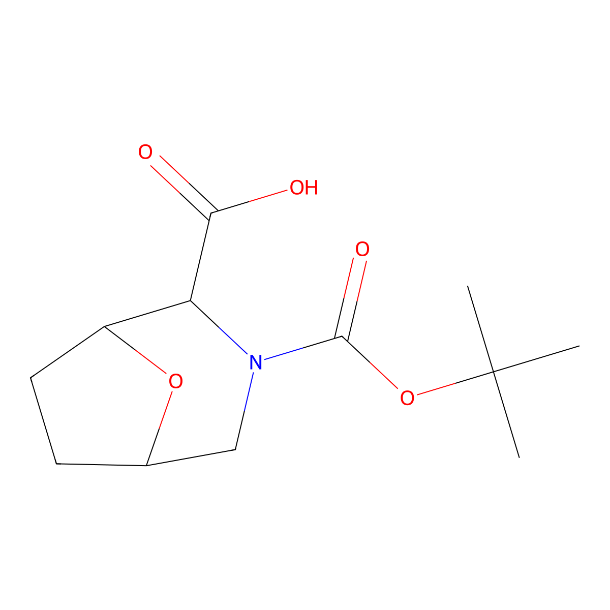 3-[(Tert-butoxy)carbonyl]-8-oxa-3-azabicyclo[3.2.1]octane-2-carboxylic acid molecular structure, CAS 2168499-63-4