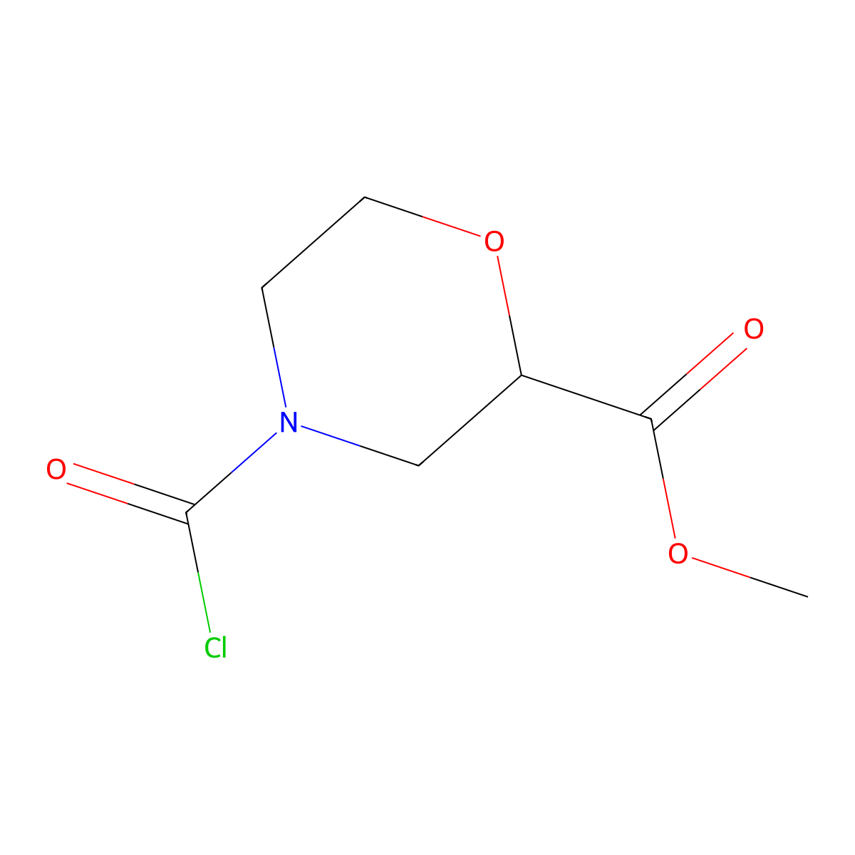 Methyl 4-(carboxy)morpholine-2-carboxylate molecular structure, CAS 2168502-64-3