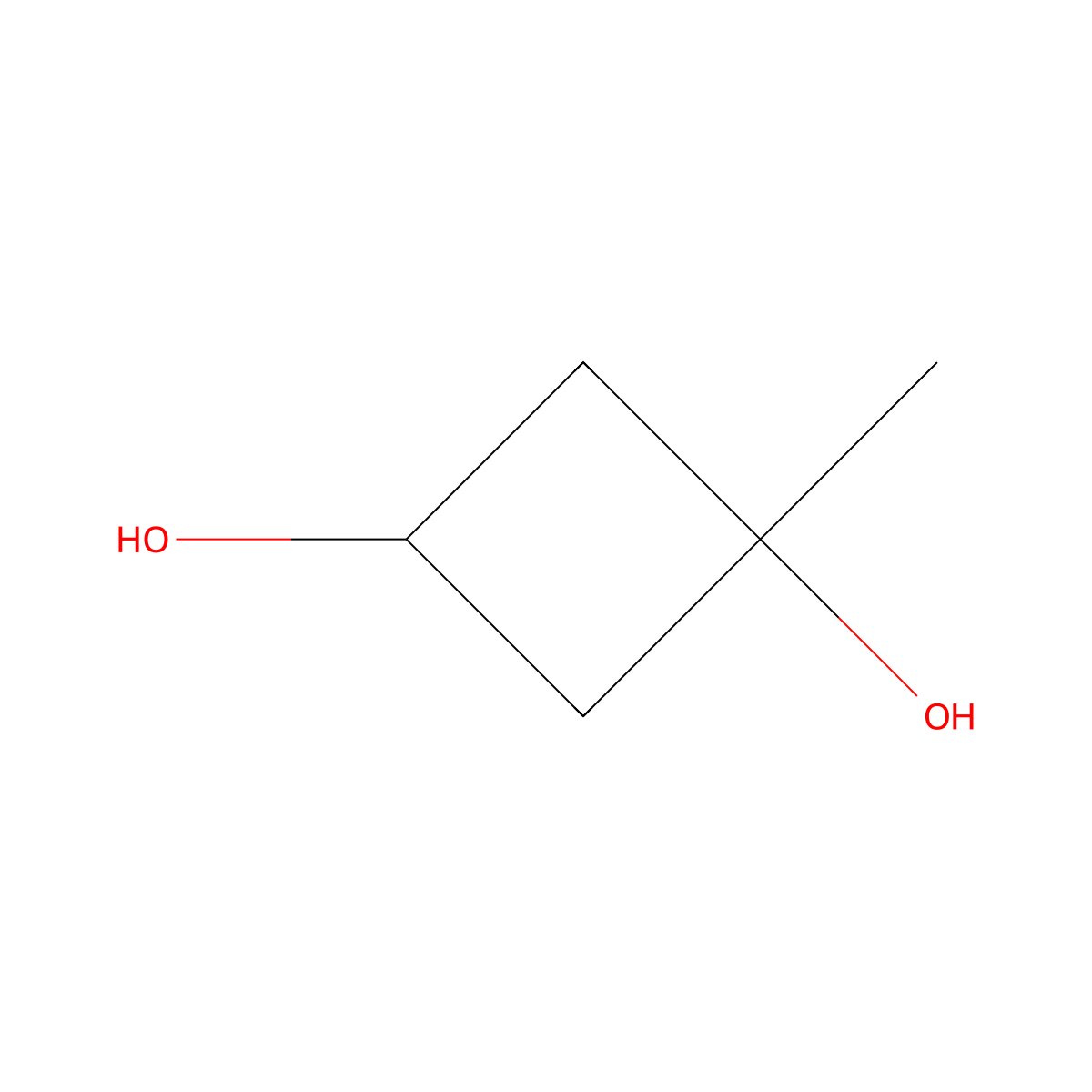 Rac-(1s,3r)-1-methylcyclobutane-1,3-diol molecular structure, CAS 2168552-79-0