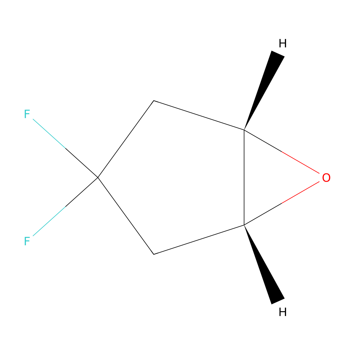(1R,5S)-3,3-Difluoro-6-oxabicyclo[3.1.0]hexane molecular structure, CAS 2168553-69-1