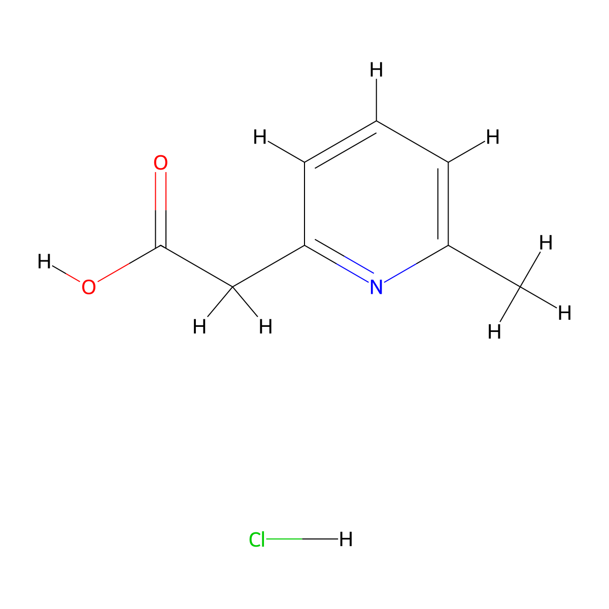 2-(6-Methylpyridin-2-yl)acetic acid hydrochloride molecular structure, CAS 2168559-63-3