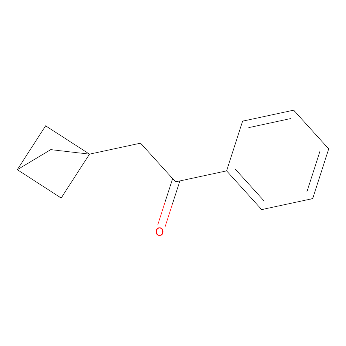 2-(Bicyclo[1.1.1]pentan-1-yl)-1-phenylethan-1-one molecular structure, CAS 2168632-18-4