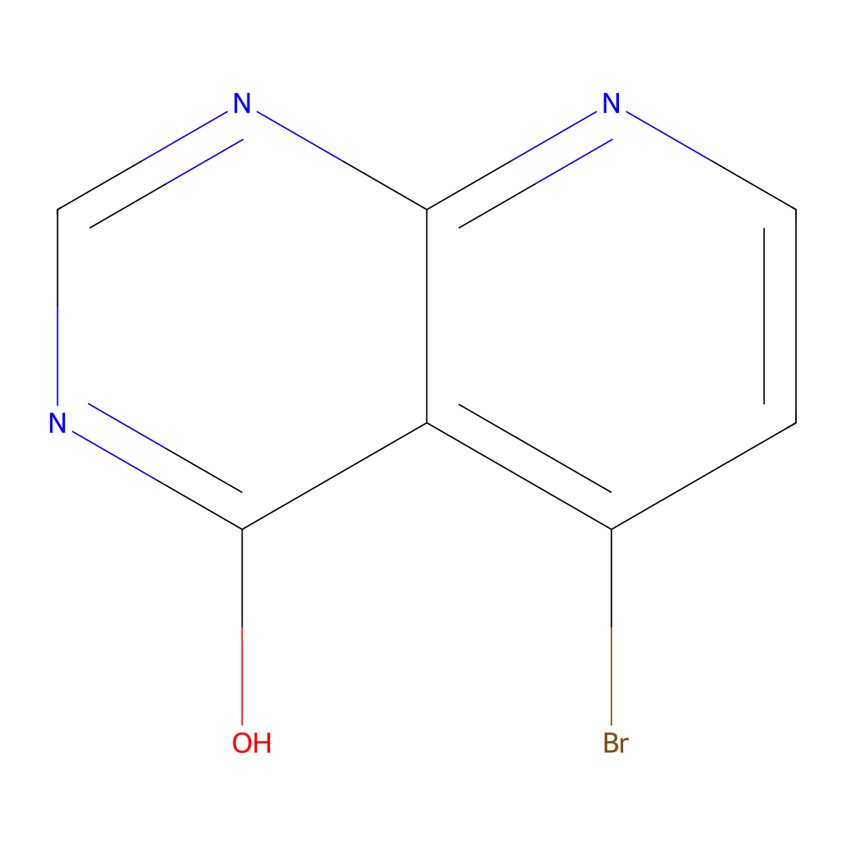5-Bromopyrido[2,3-d]pyrimidin-4-ol molecular structure, CAS 2168637-32-7
