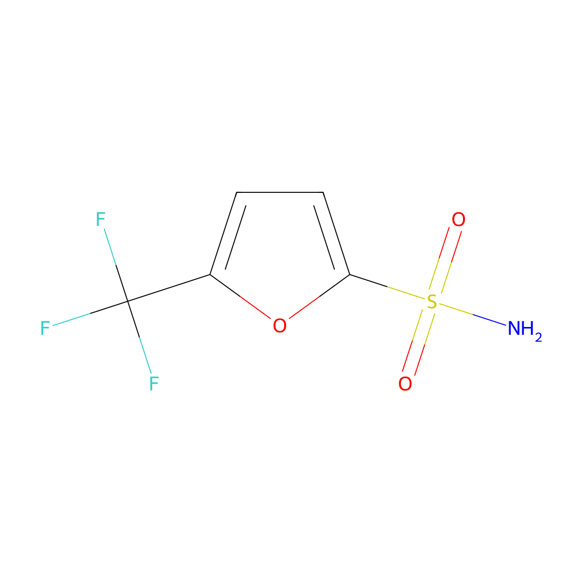 5-(Trifluoromethyl)furan-2-sulfonamide molecular structure, CAS 2168640-94-4