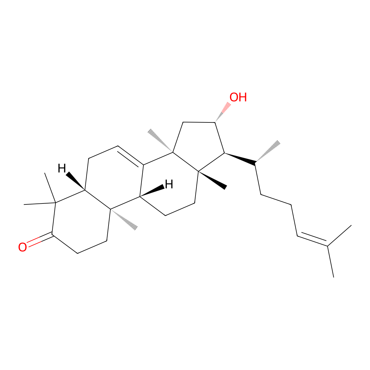 Kulinone molecular structure, CAS 21688-61-9