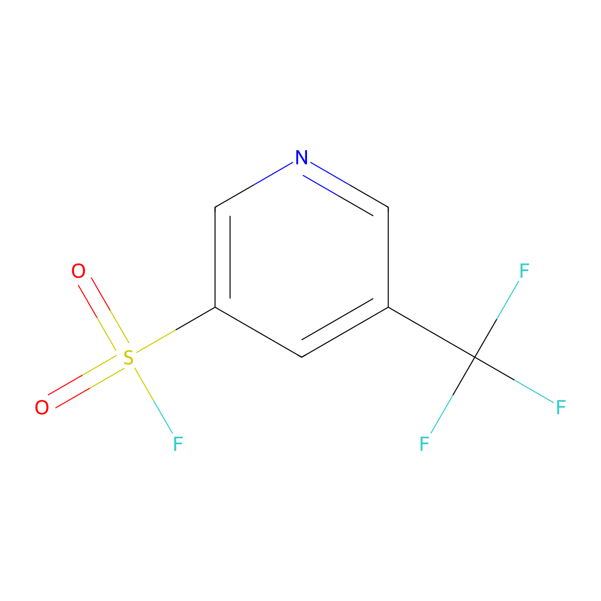 5-(Trifluoromethyl)pyridine-3-sulfonyl fluoride molecular structure, CAS 2168804-44-0