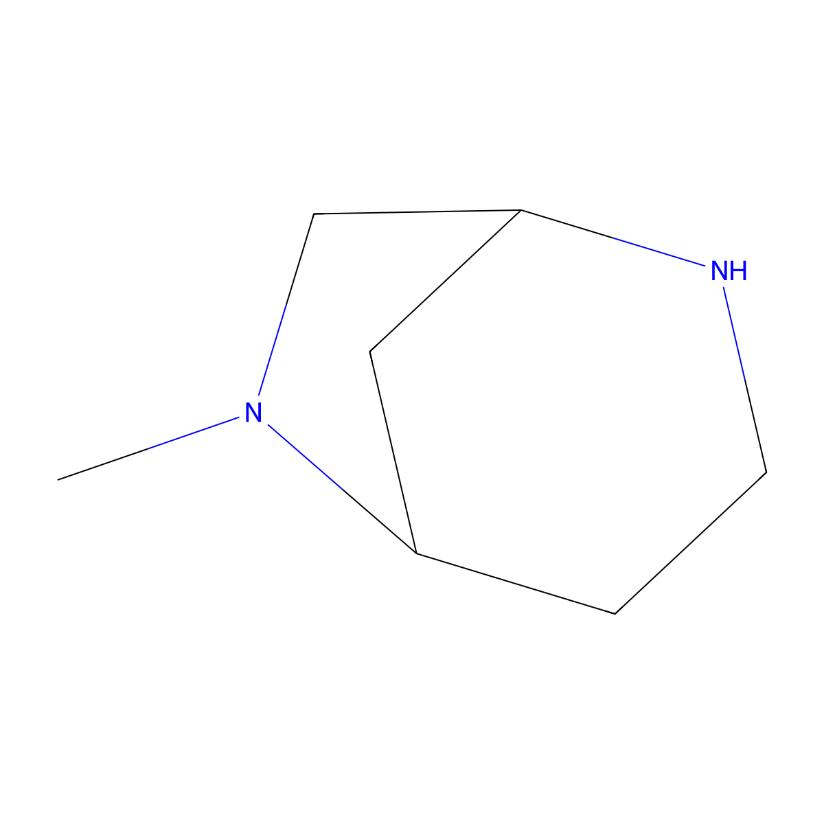 6-Methyl-2,6-diazabicyclo[3.2.1]octane molecular structure, CAS 2168843-83-0
