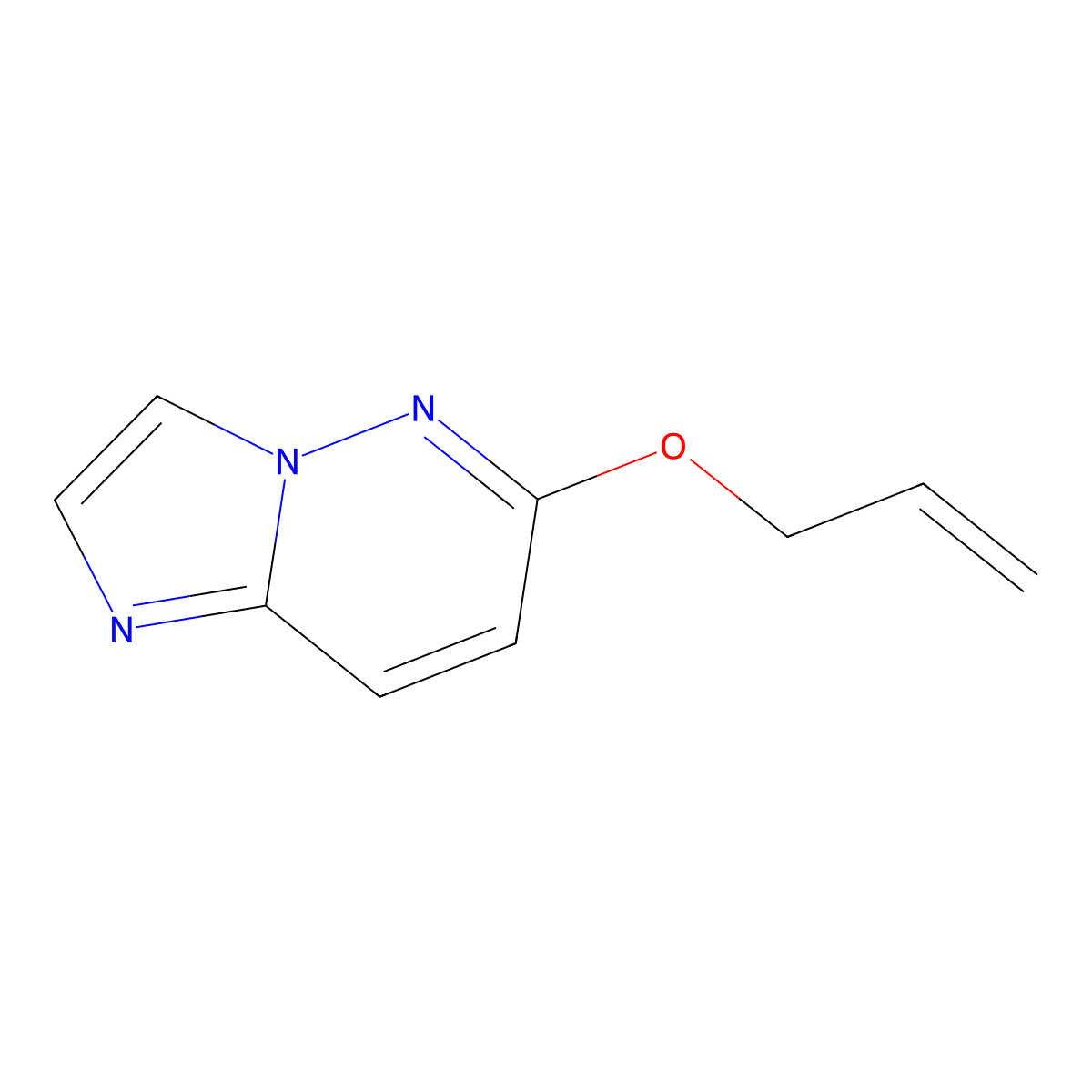 6-(Prop-2-en-1-yloxy)imidazo[1,2-b]pyridazine molecular structure, CAS 2168864-34-2