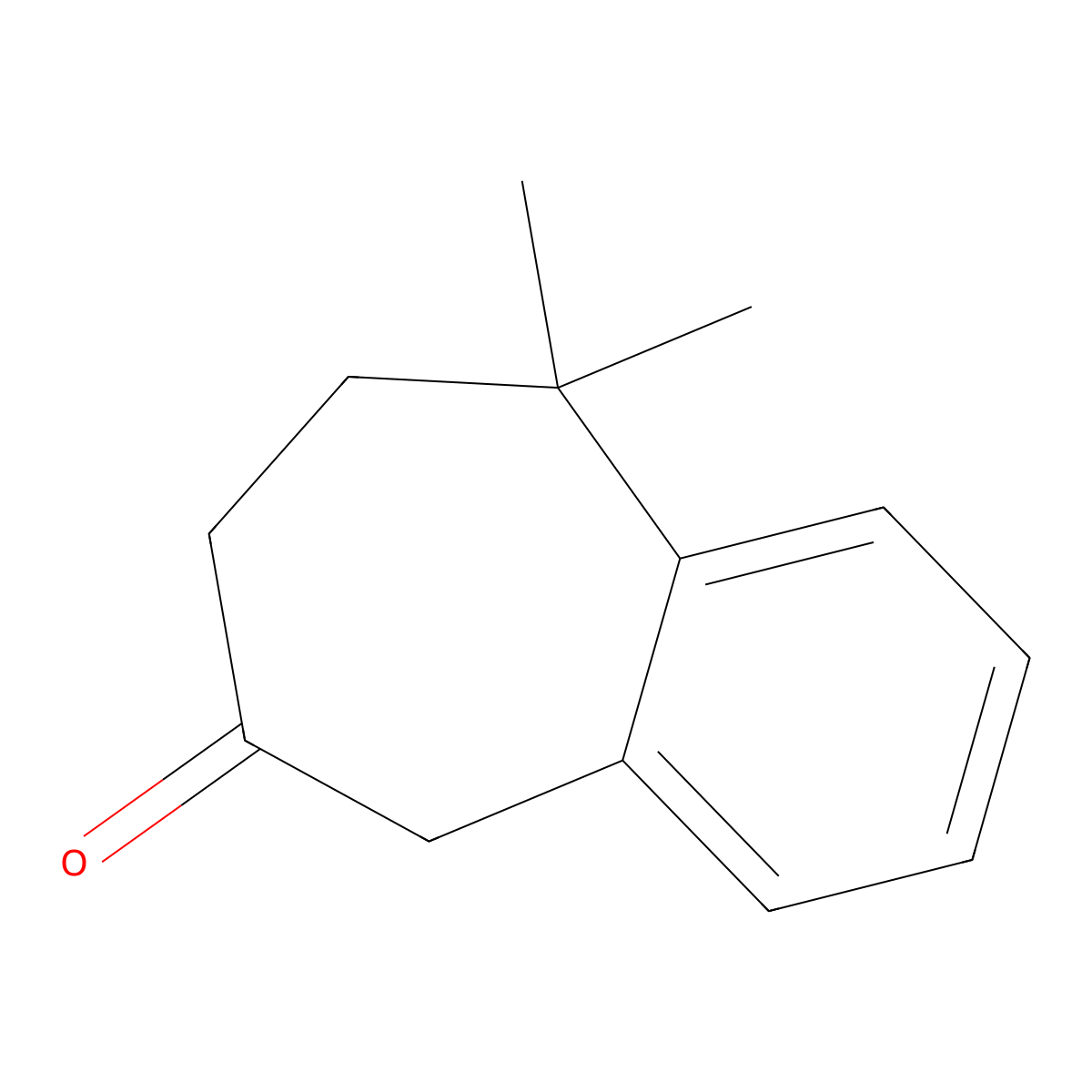 9,9-dimethyl-6,7,8,9-tetrahydro-5H-benzo[7]annulen-6-one molecular structure, CAS 2168875-37-2
