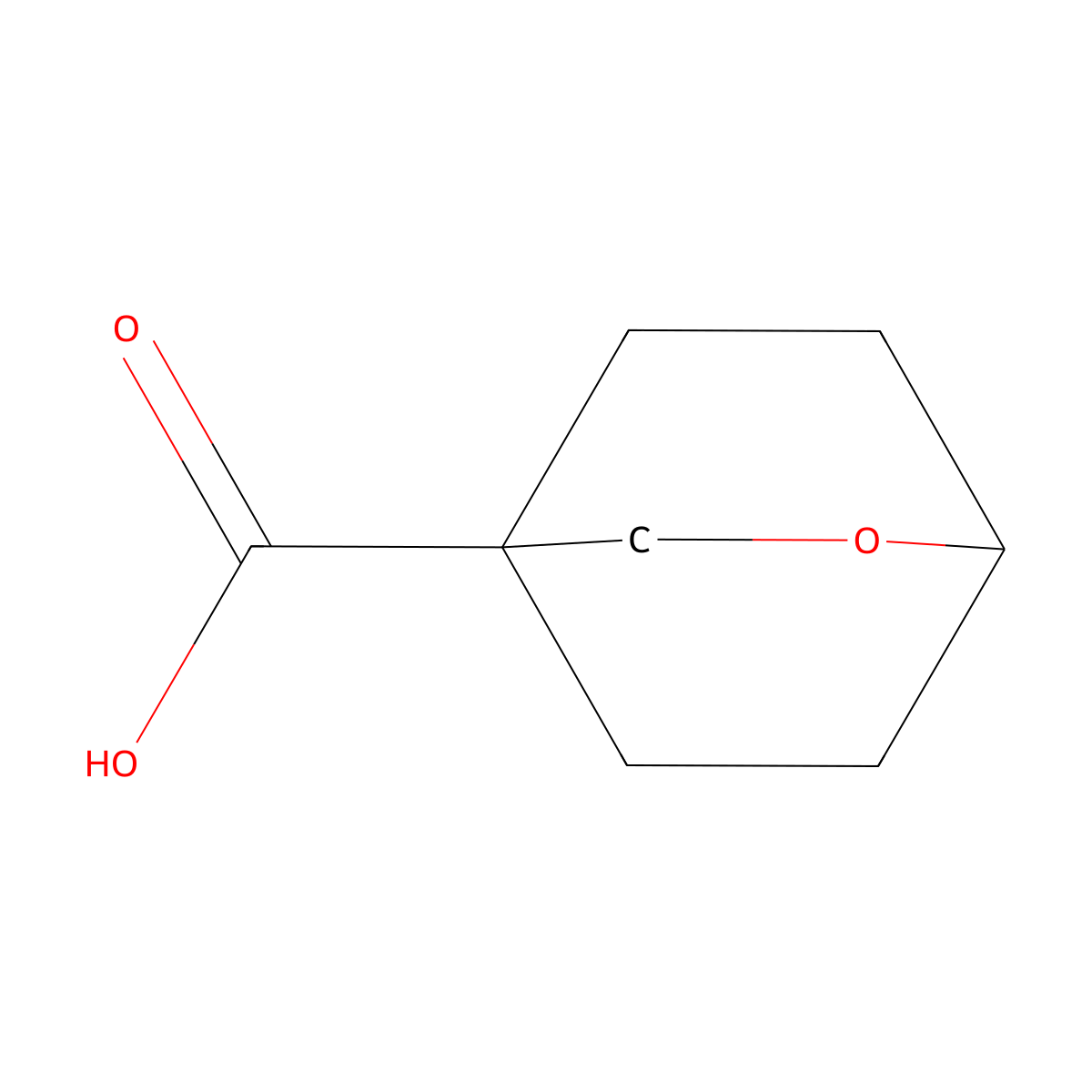 2-Oxabicyclo(2.2.2)octane-4-carboxylic acid molecular structure, CAS 2168906-49-6