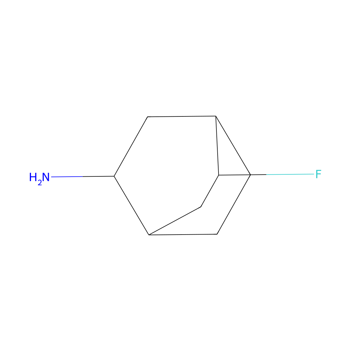 5-Fluorobicyclo[2.2.2]octan-2-amine molecular structure, CAS 2168914-25-6