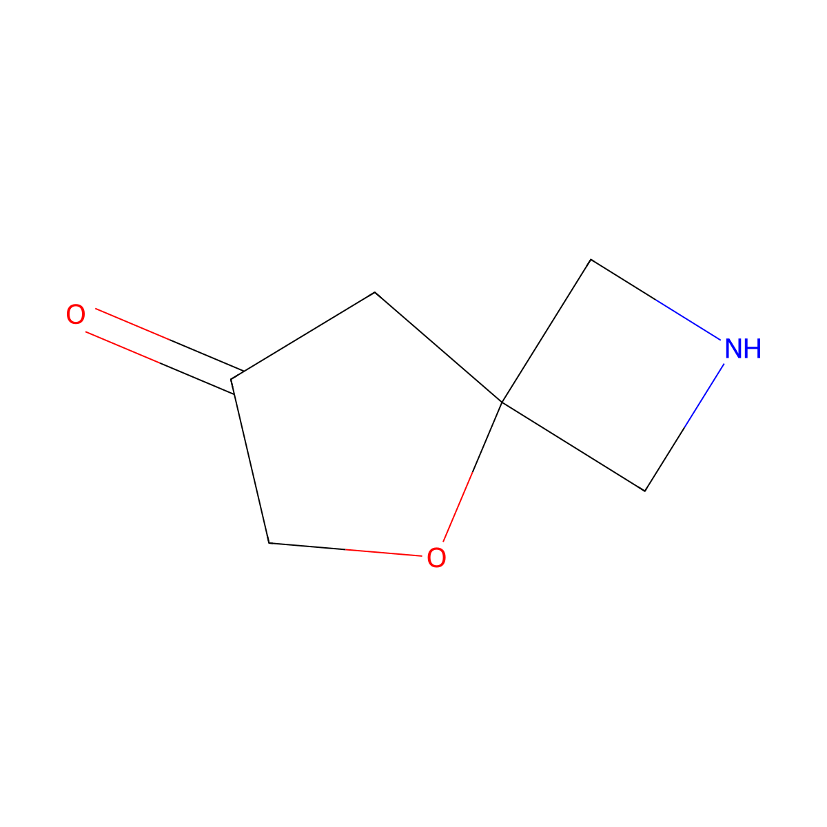 5-Oxa-2-azaspiro[3.4]octan-7-one molecular structure, CAS 2168966-22-9