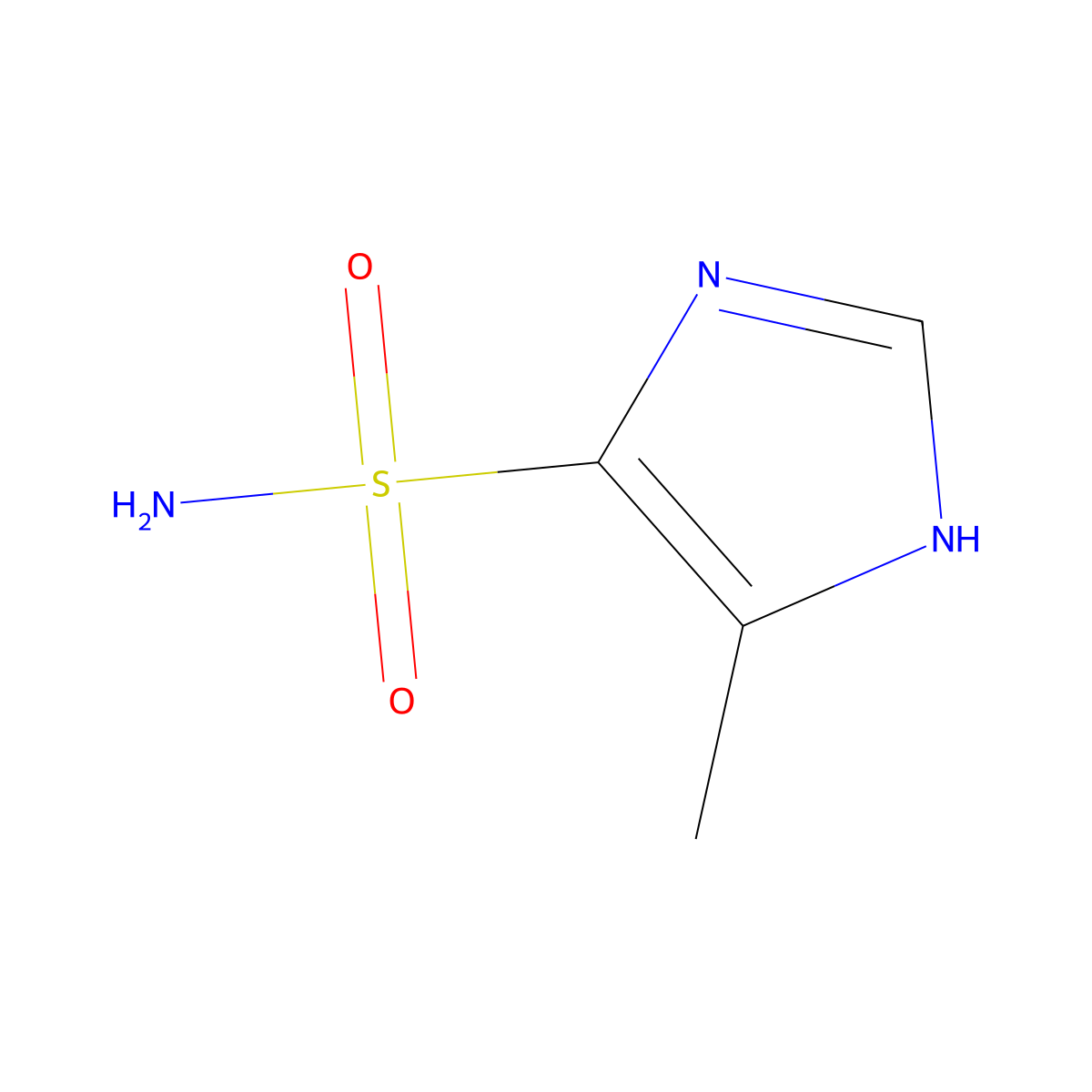 5-methyl-1H-imidazole-4-sulfonamide molecular structure, CAS 2168999-71-9