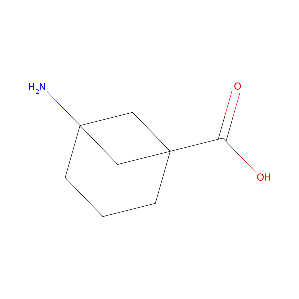 5-Aminobicyclo[3.1.1]heptane-1-carboxylic acid molecular structure, CAS 2169013-08-3