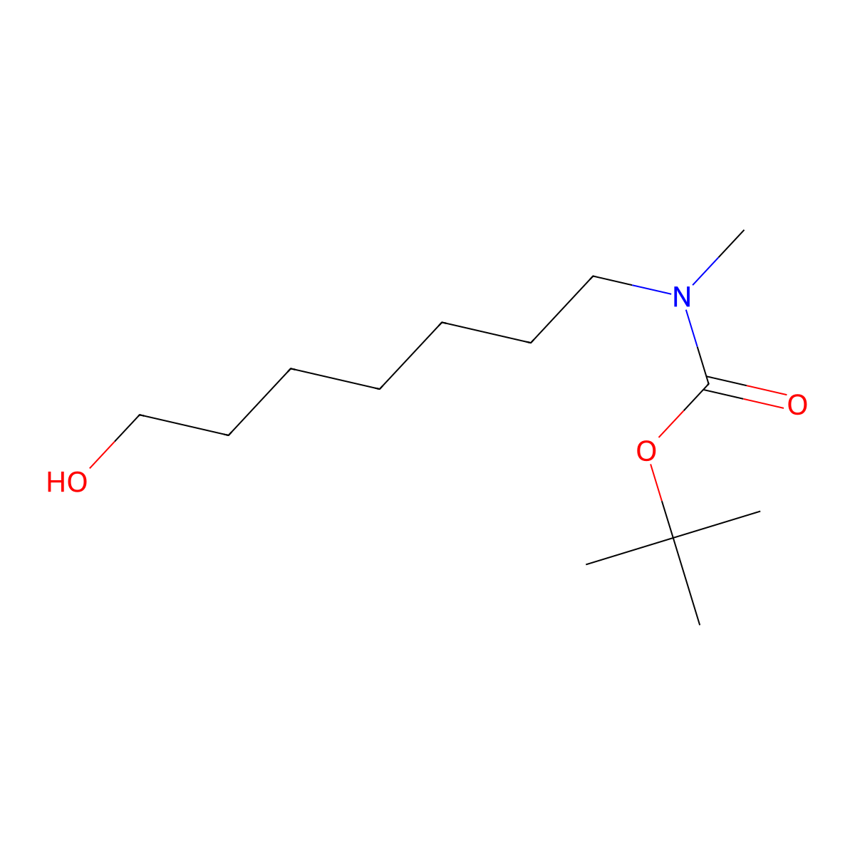 N-Boc-7-(methylamino)heptan-1-ol molecular structure, CAS 2169111-47-9