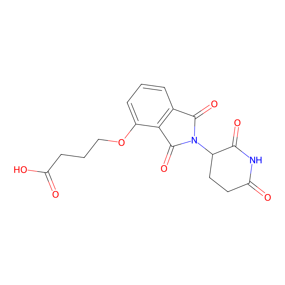 Thalidomide-O-C3-acid molecular structure, CAS 2169266-64-0