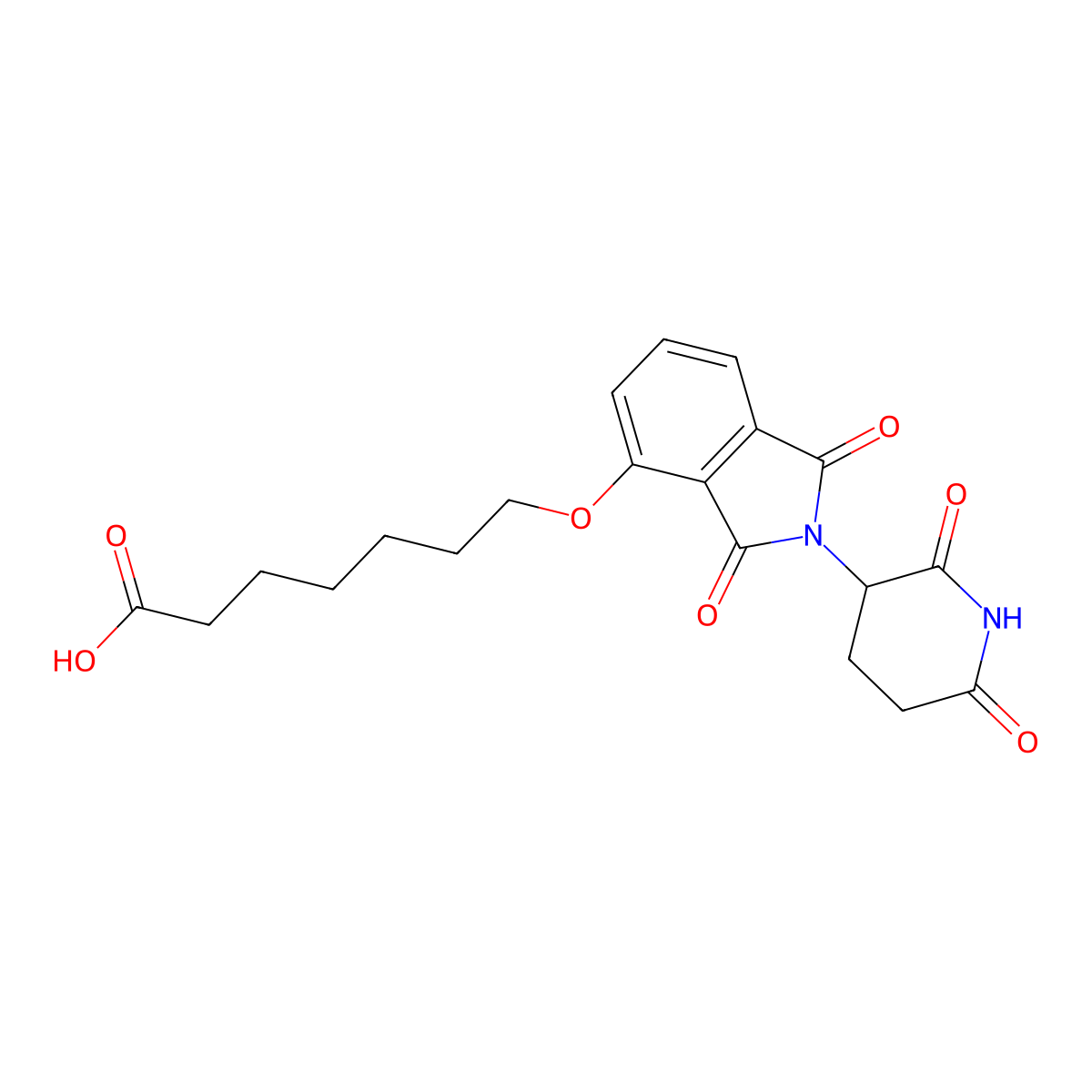 Thalidomide-O-C6-COOH molecular structure, CAS 2169266-69-5