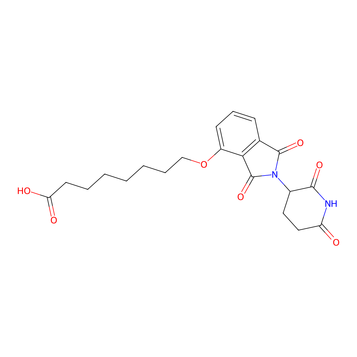 Thalidomide-O-C7-acid molecular structure, CAS 2169266-70-8
