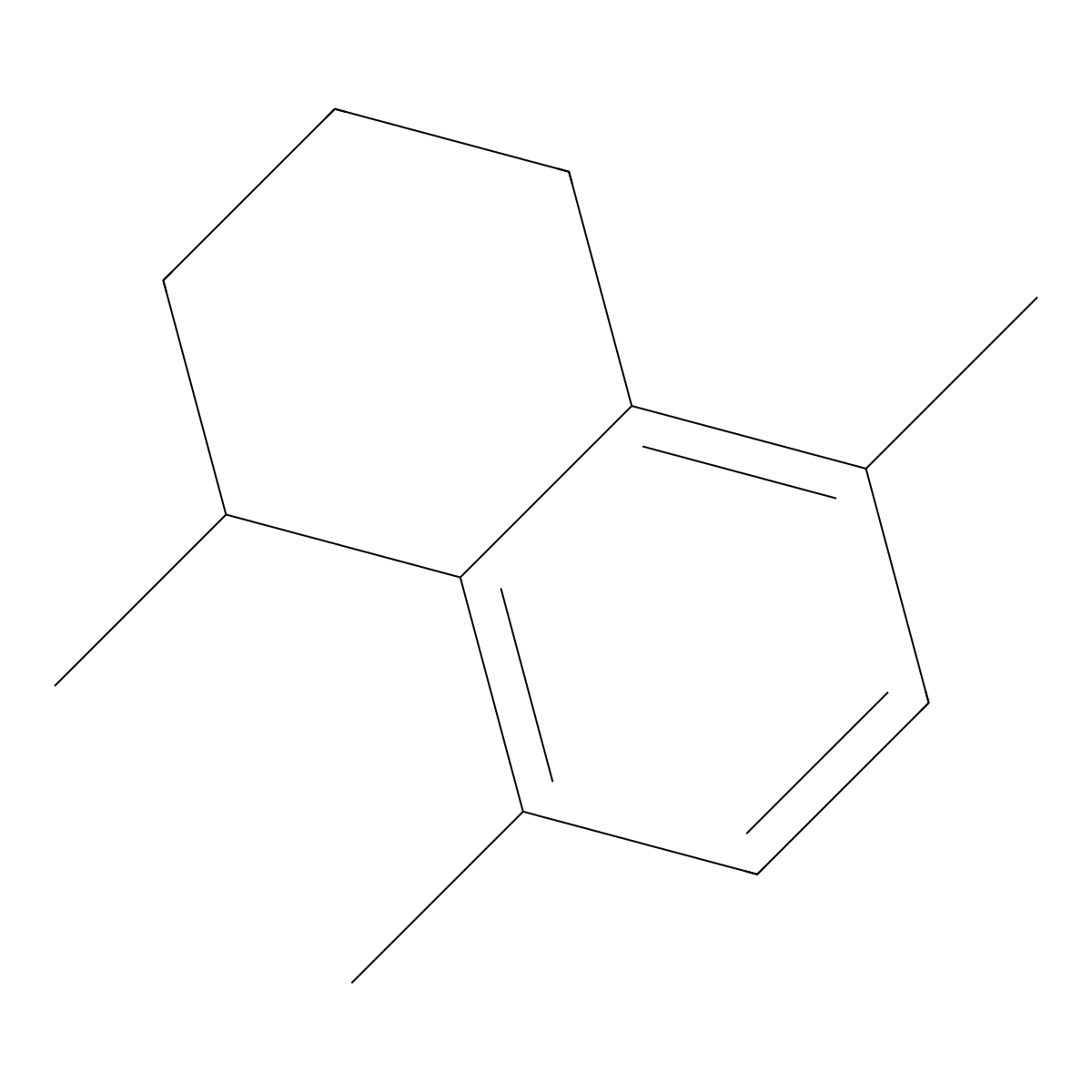 1,5,8-Trimethyl-1,2,3,4-tetrahydronaphthalene molecular structure, CAS 21693-51-6