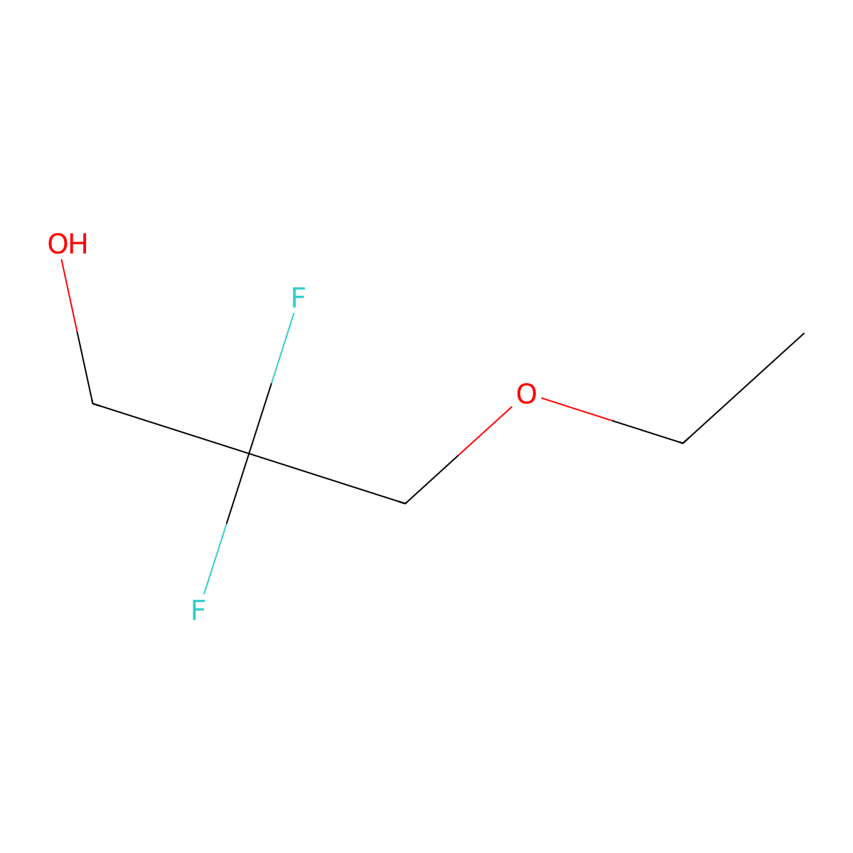 3-Ethoxy-2,2-difluoropropan-1-ol molecular structure, CAS 2169412-41-1