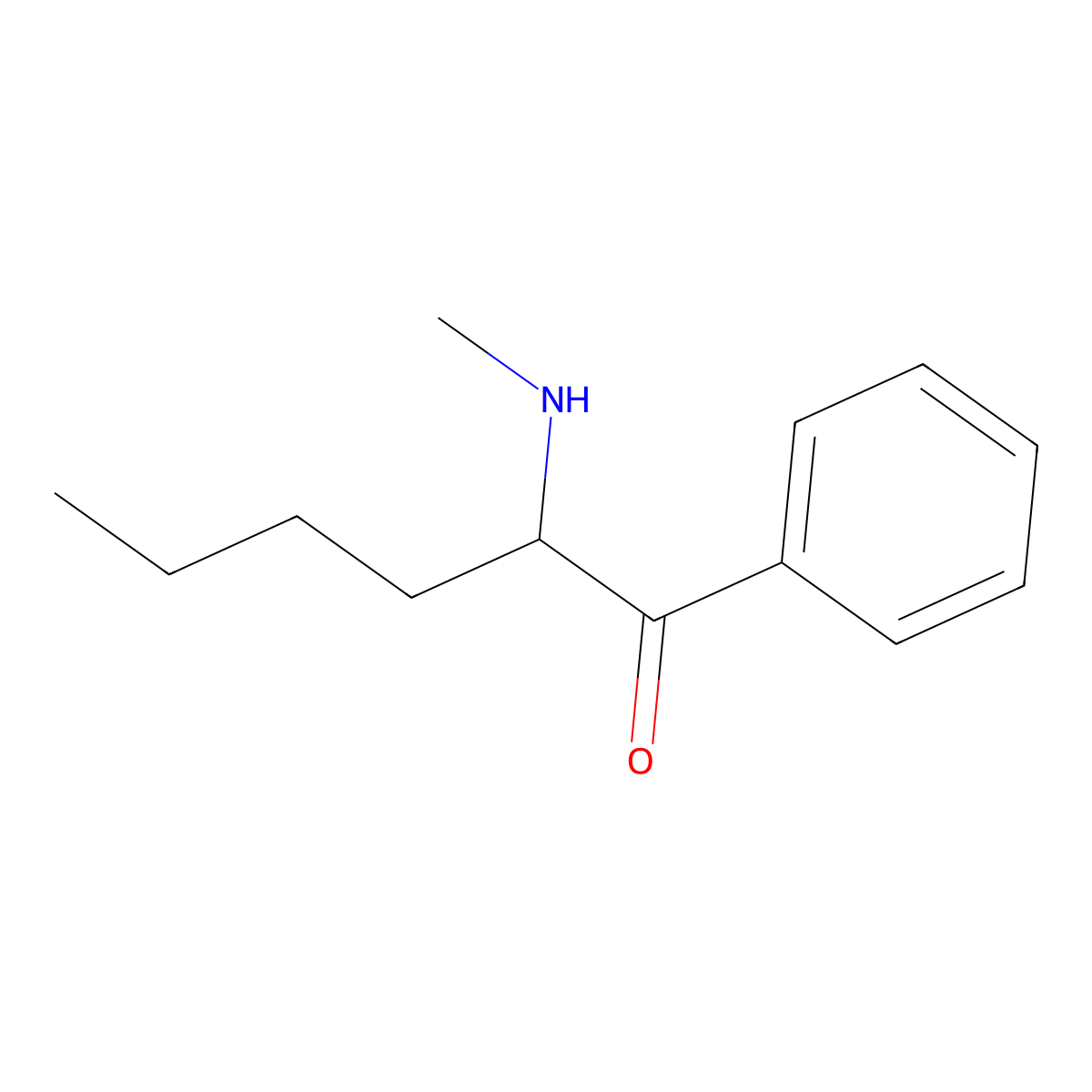 Hexedrone molecular structure, CAS 2169446-41-5