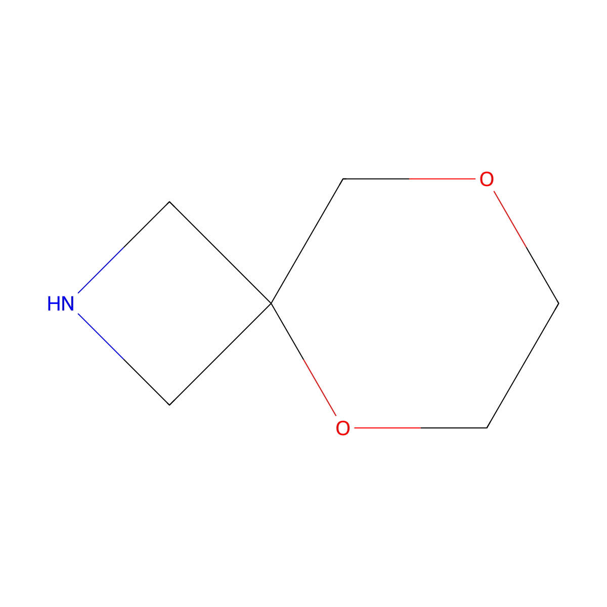 5,8-Dioxa-2-azaspiro[3.5]nonane molecular structure, CAS 2169450-64-8