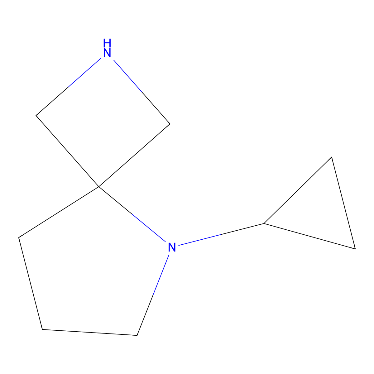 5-Cyclopropyl-2,5-diazaspiro[3.4]octane molecular structure, CAS 2169468-97-5