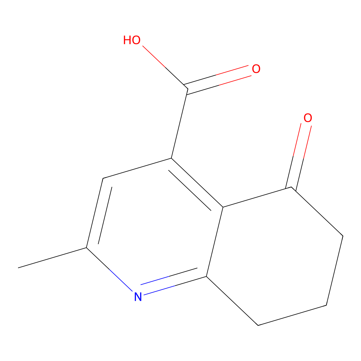 2-Methyl-5-oxo-5,6,7,8-tetrahydroquinoline-4-carboxylic acid molecular structure, CAS 2169495-39-8