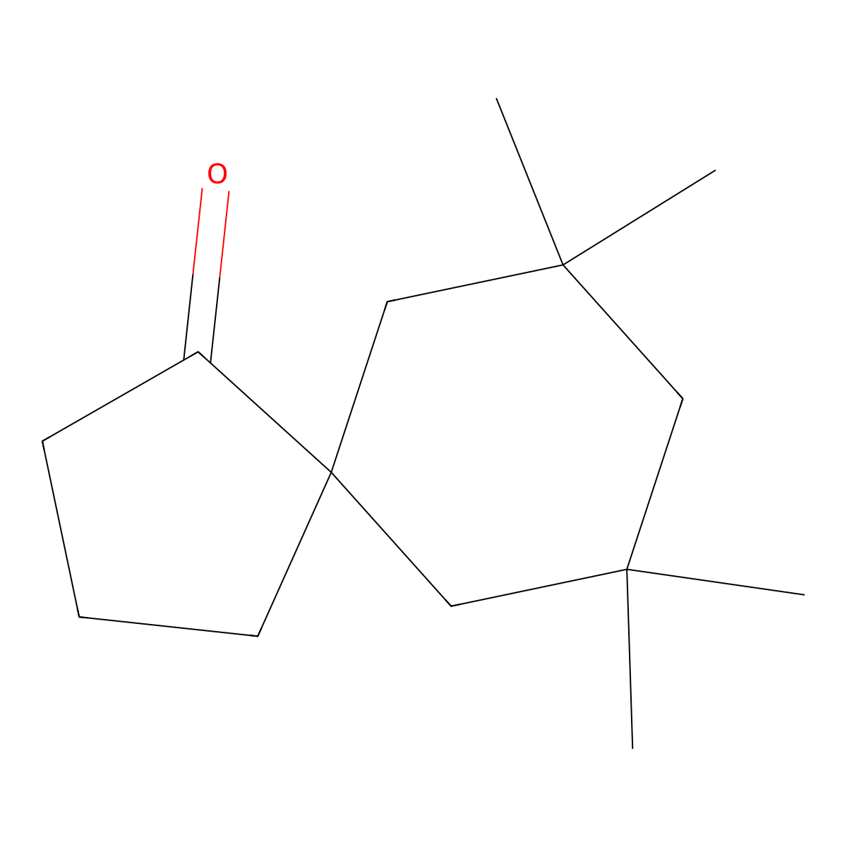 7,7,9,9-Tetramethylspiro[4.5]decan-1-one molecular structure, CAS 2169533-61-1