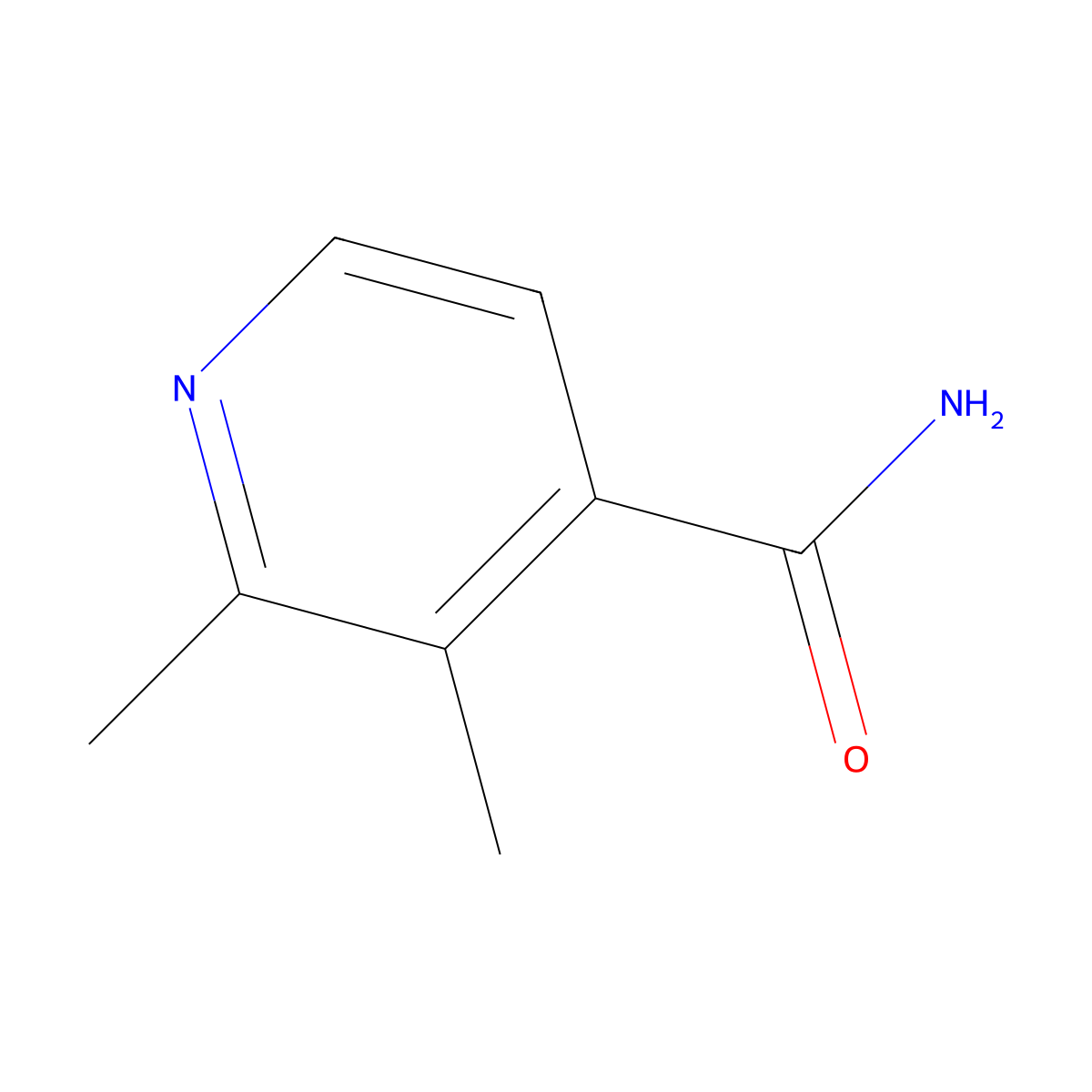 2,3-Dimethylisonicotinamide molecular structure, CAS 2169545-24-6