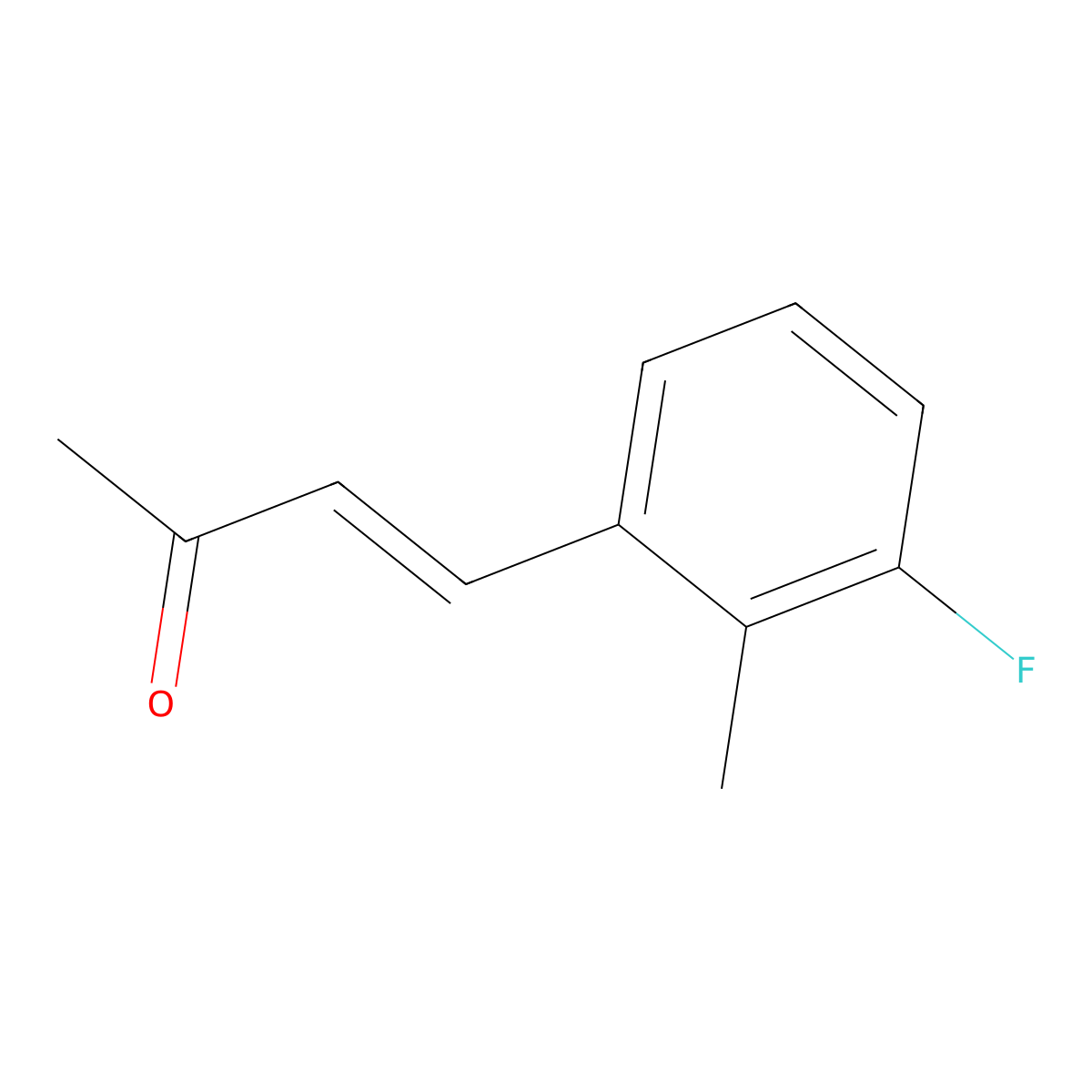 4-(3-Fluoro-2-methylphenyl)but-3-en-2-one molecular structure, CAS 2169780-69-0
