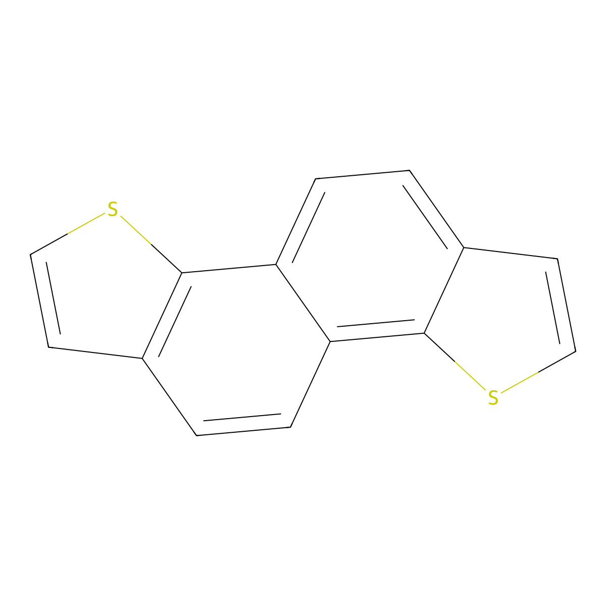Naphtho[1,2-b:5,6-b']dithiophene molecular structure, CAS 217-19-6