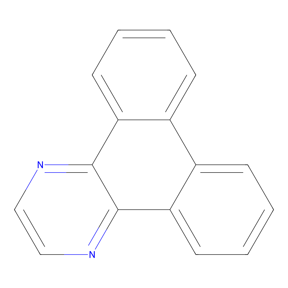 Dibenzo(f,h)quinoxaline molecular structure, CAS 217-68-5