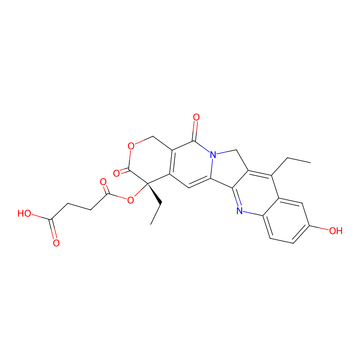 SN38-Cooh molecular structure, CAS 2170118-23-5