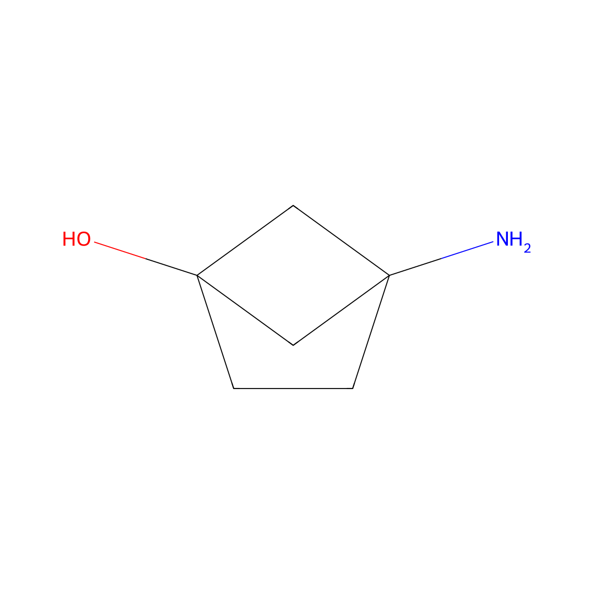 4-Aminobicyclo[2.1.1]hexan-1-ol molecular structure, CAS 2170371-97-6