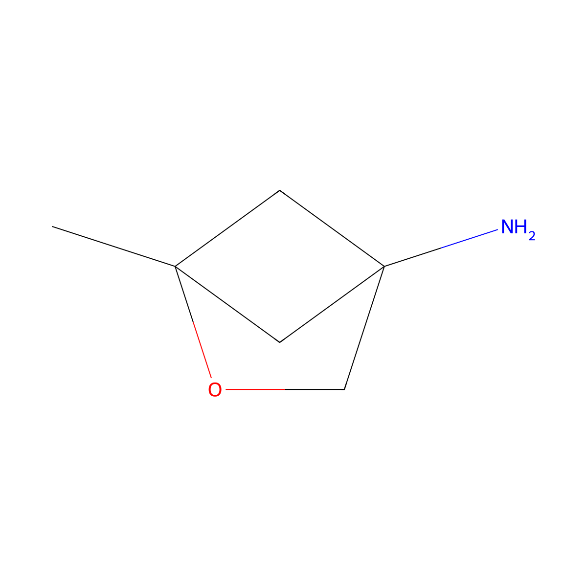 1-Methyl-2-oxabicyclo[2.1.1]hexan-4-amine molecular structure, CAS 2170372-23-1