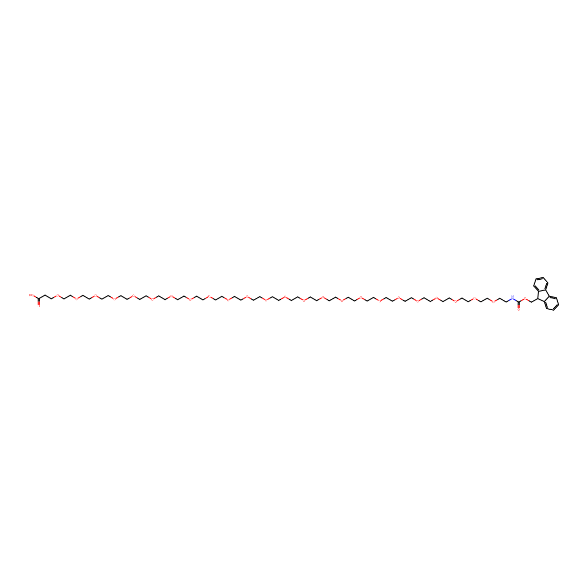 Fmoc-N-amido-PEG24-acid molecular structure, CAS 2170484-59-8