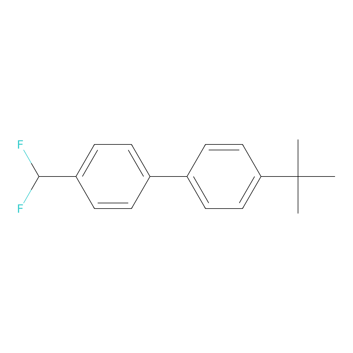 4-(Difluoromethyl)-4'-(1,1-dimethylethyl)-1,1'-biphenyl molecular structure, CAS 2170496-77-0