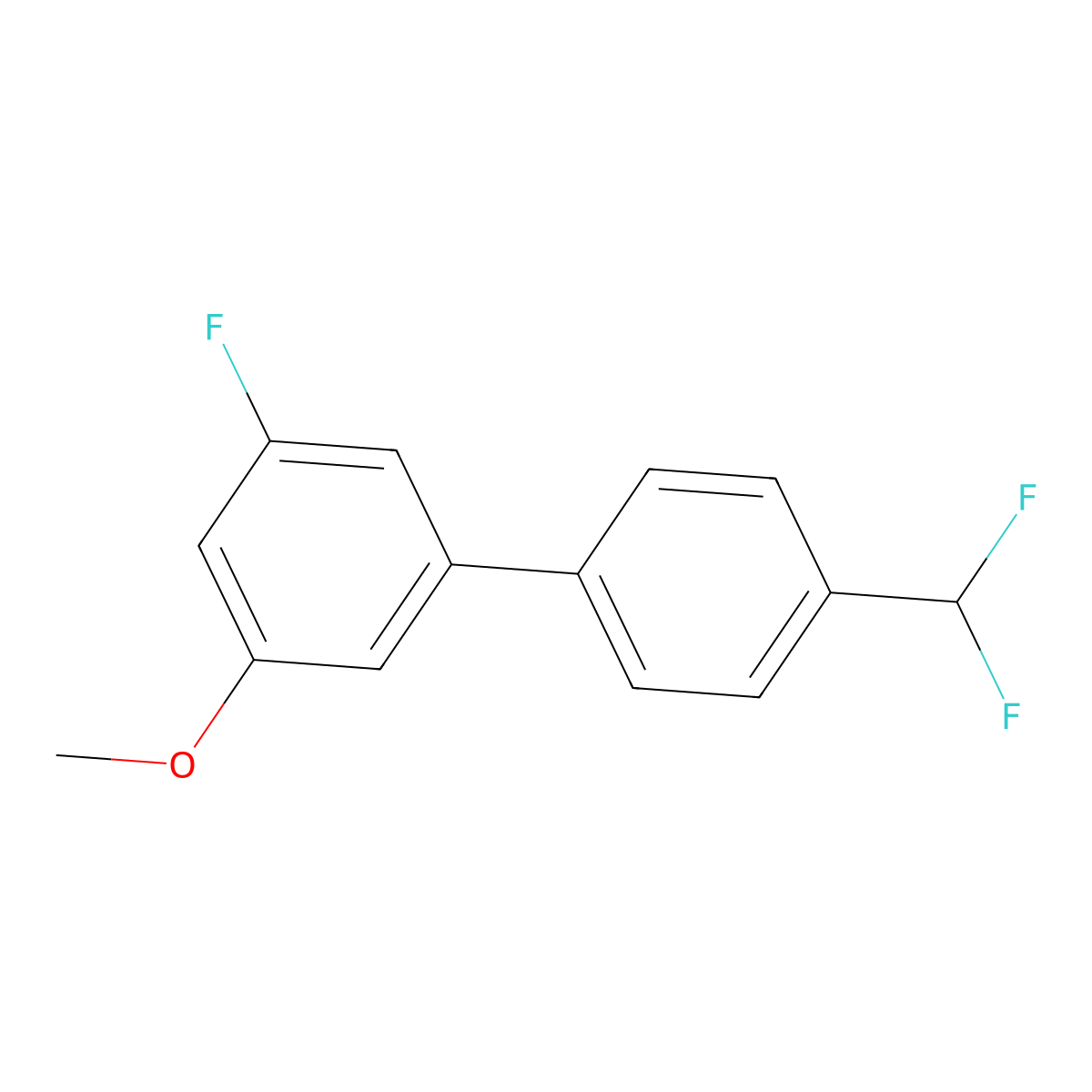 4'-(Difluoromethyl)-3-fluoro-5-methoxy-1,1'-biphenyl molecular structure, CAS 2170496-79-2