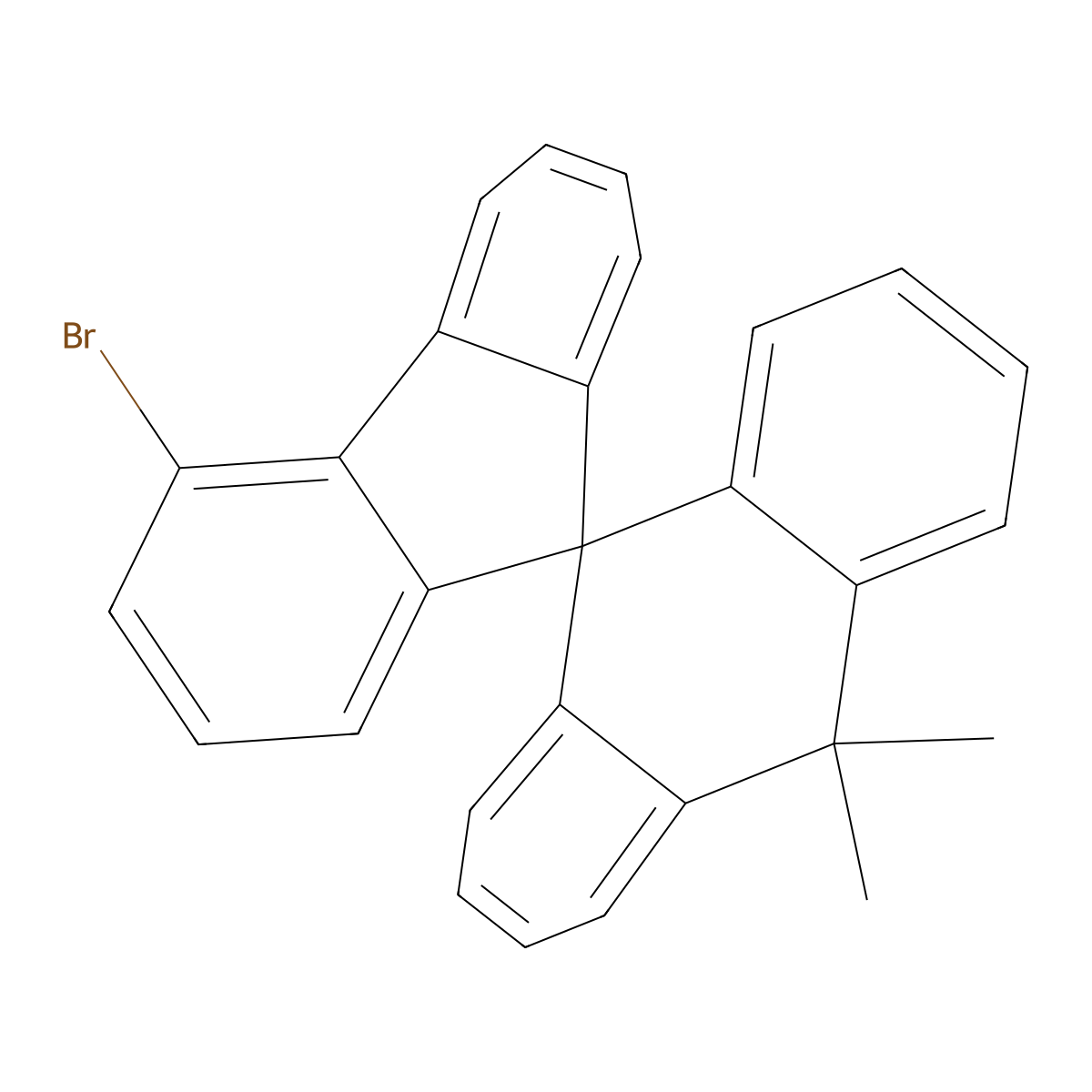 4'-Bromo-10,10-dimethyl-10H-spiro[anthracene-9,9'-fluorene] molecular structure, CAS 2170534-08-2