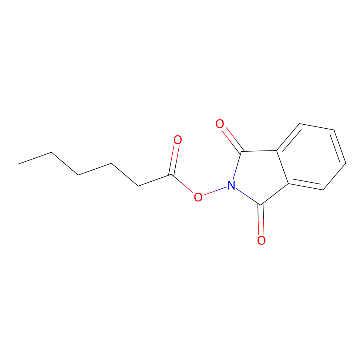 1,3-Dioxoisoindolin-2-yl hexanoate molecular structure, CAS 2170596-50-4