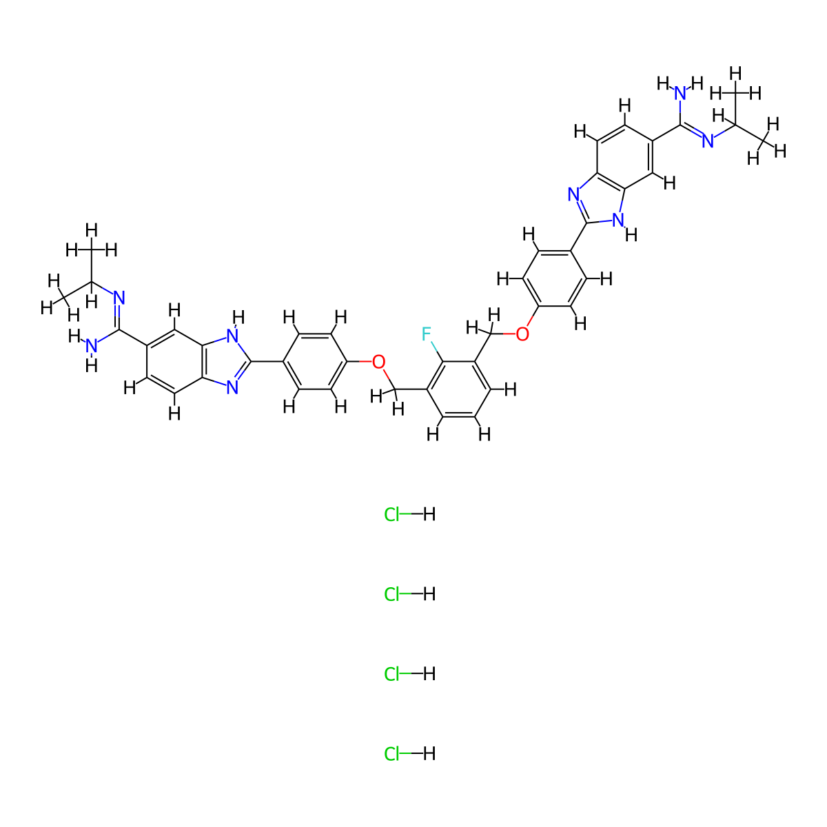DB2313 HCl molecular structure, CAS 2170606-75-2