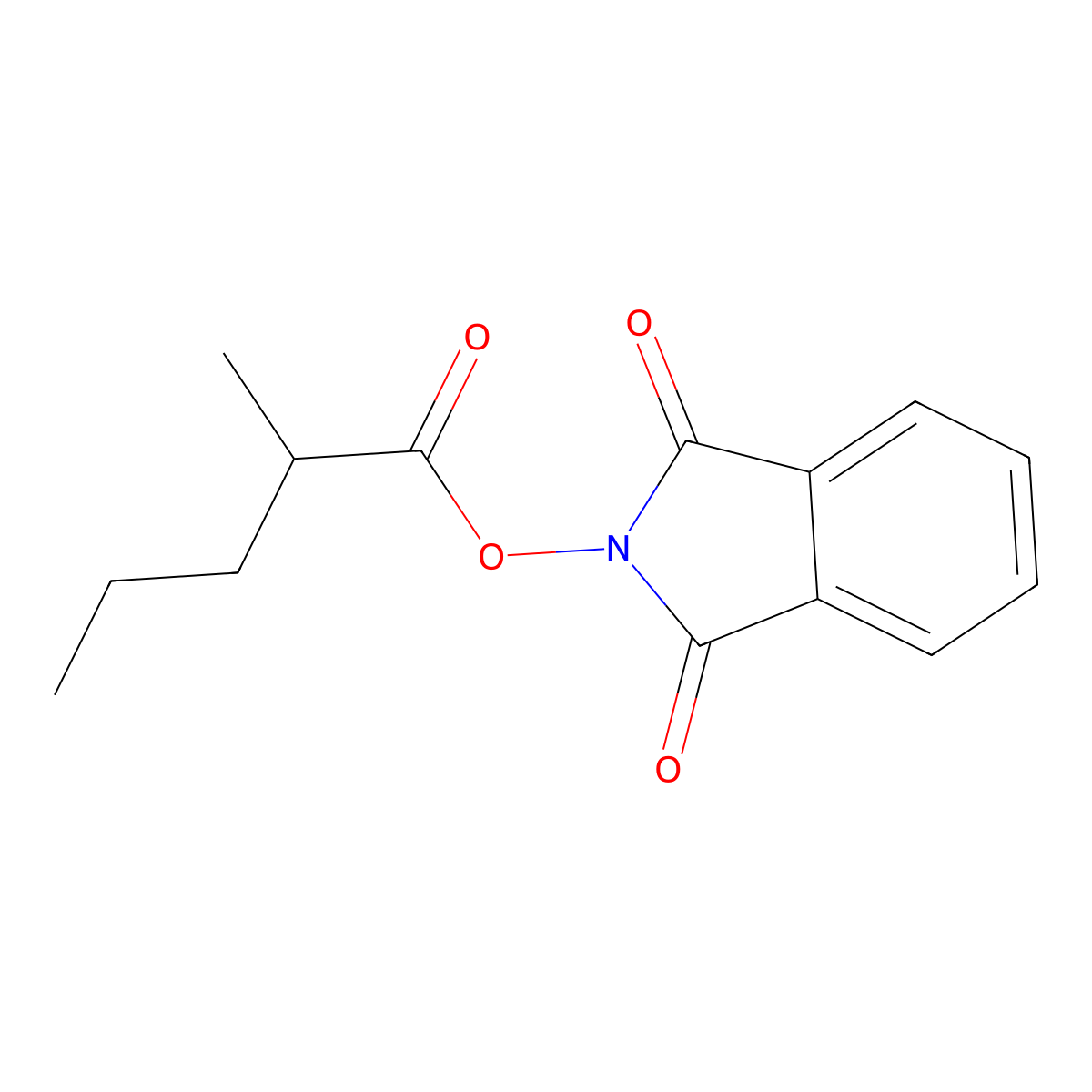 1,3-Dioxoisoindolin-2-yl 2-methylpentanoate molecular structure, CAS 2170681-06-6